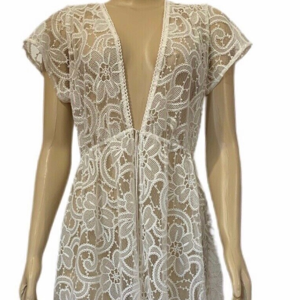 Victorias Secret Bridal Sleep Nightgown Beach Cover Up Medium / Large New